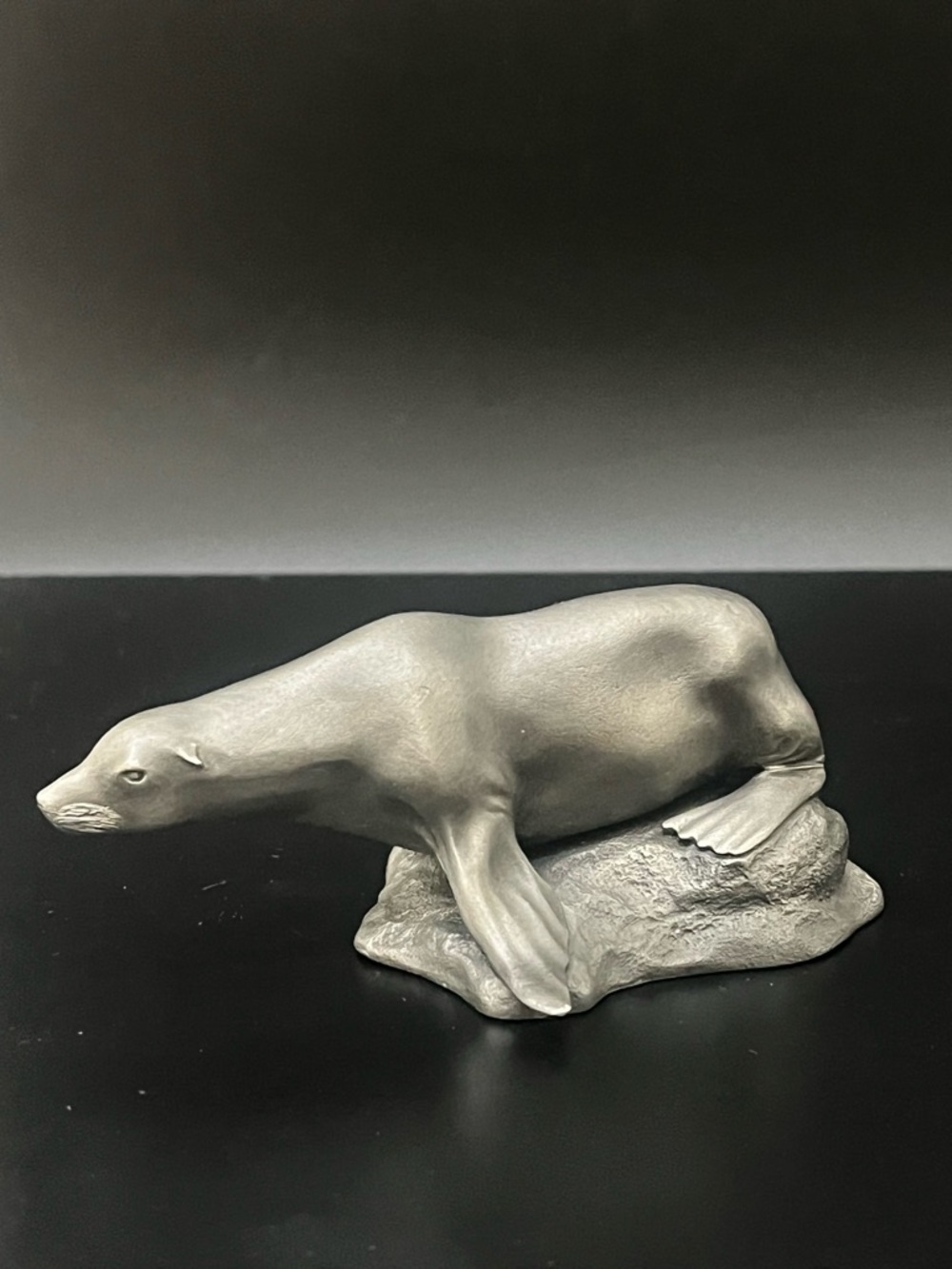 Franklin Mint Fine Pewter The Sea Lion 4 inch Figurine 1976